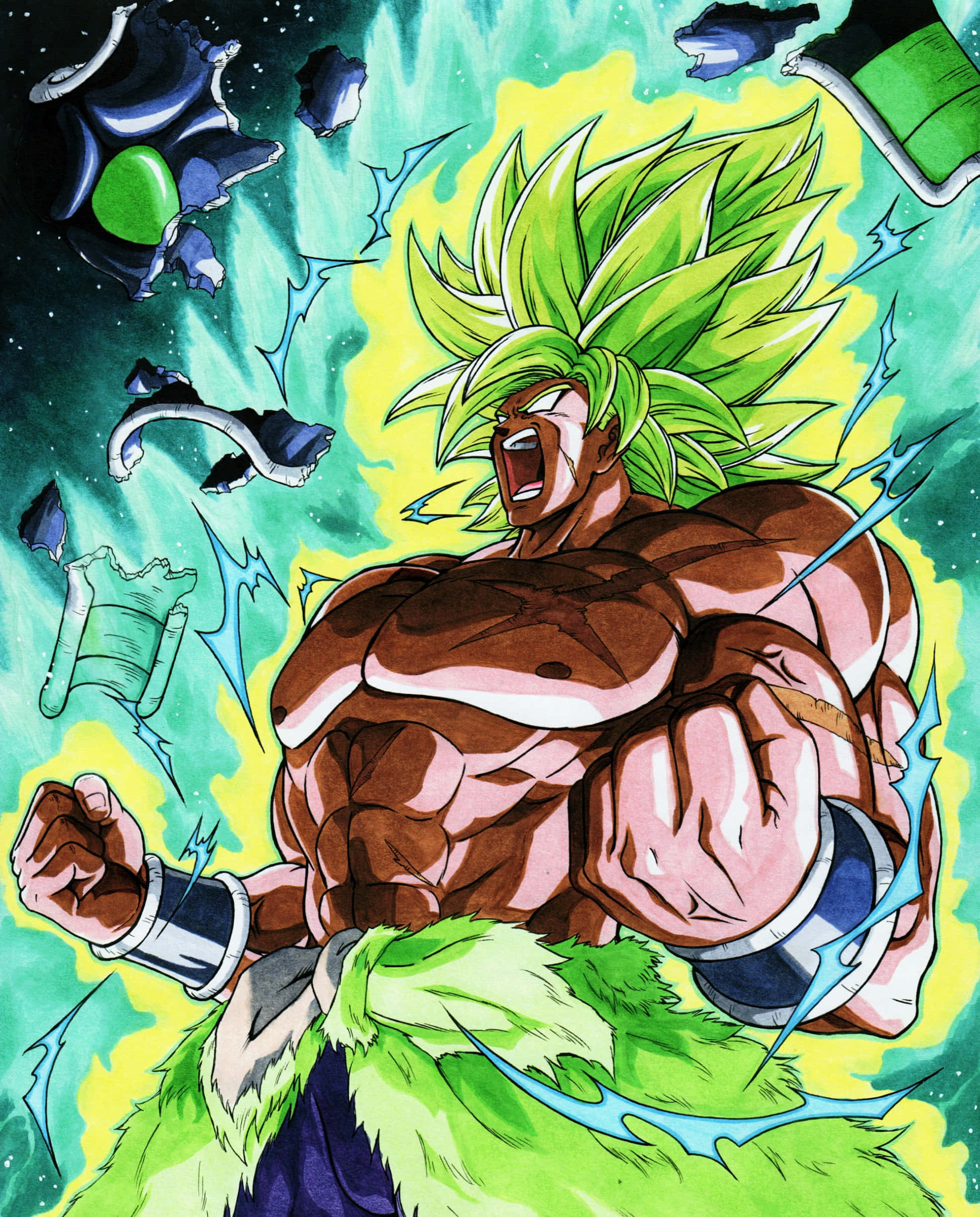 Епічний воїн — Dragon Ball Super Бролі Шпалери