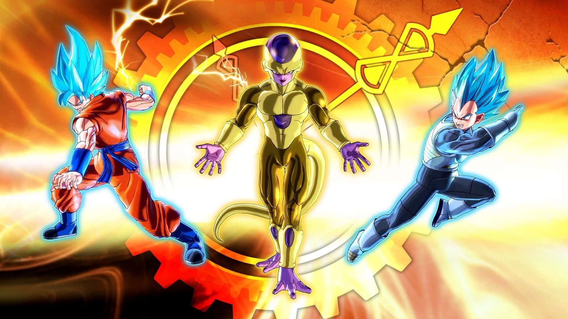 Гоку і Вегета б'ються до кінца в Dragon Ball Super Шпалери