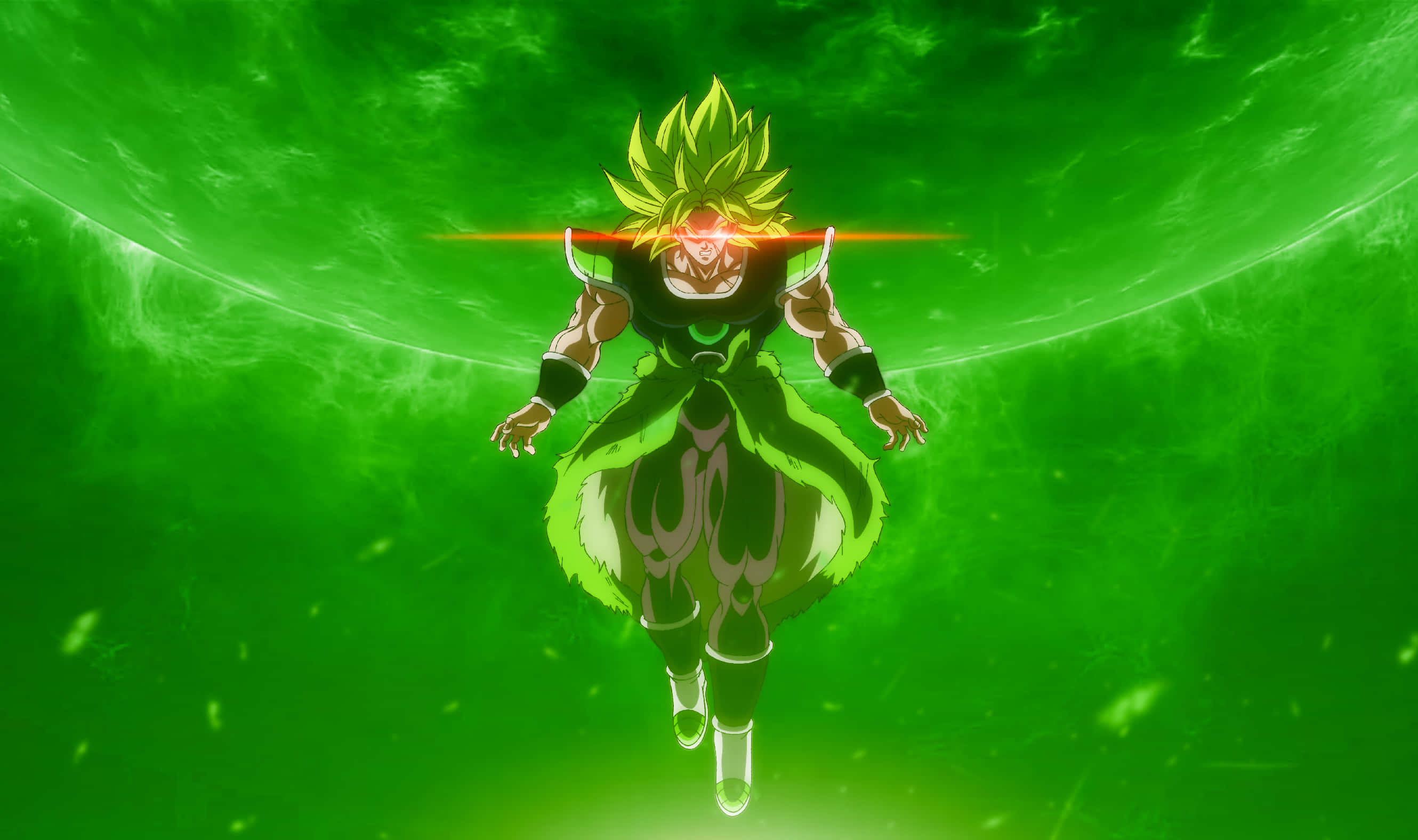 Зелений Бролі з Dragon Ball Super Шпалери