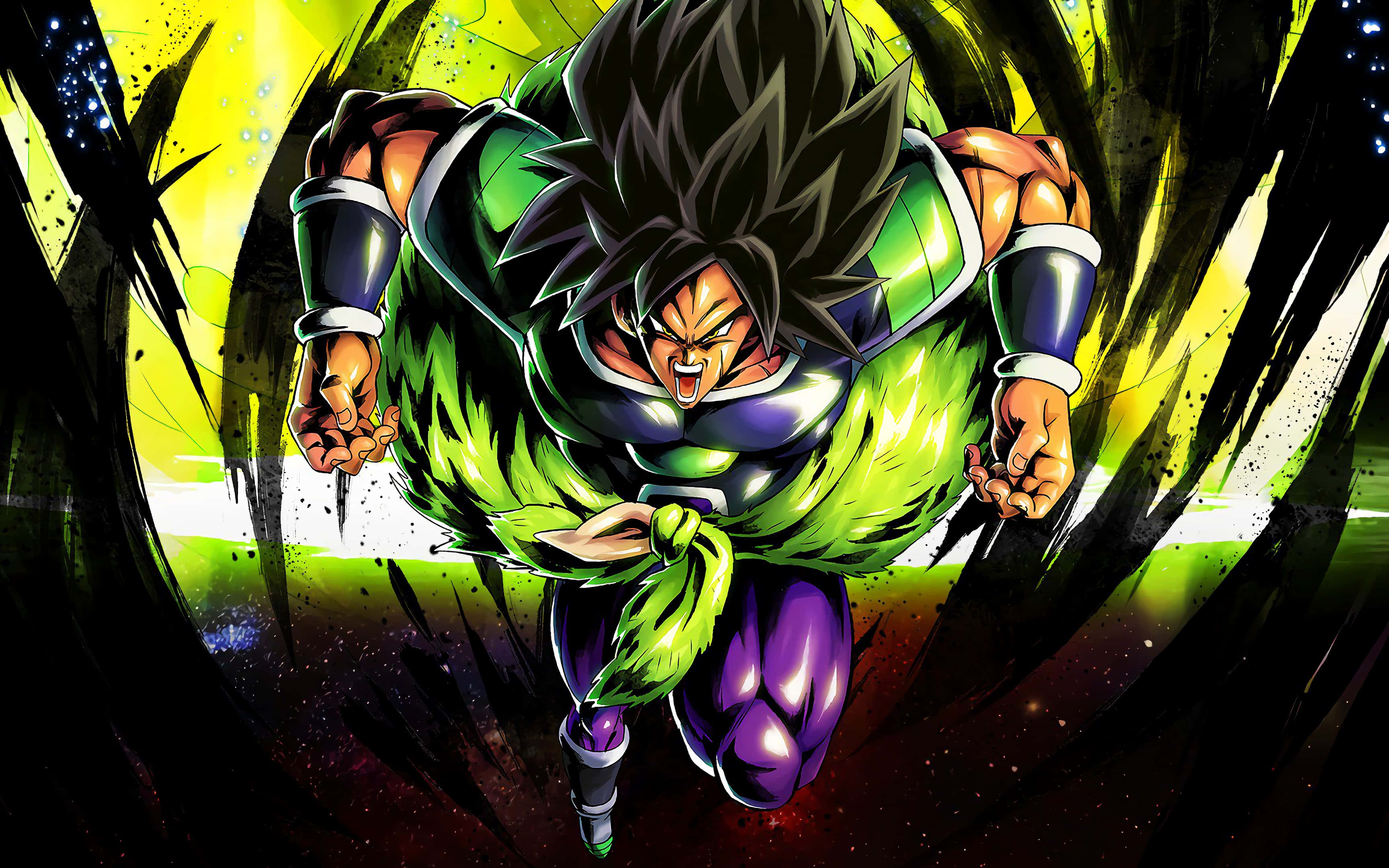 Відчуйте силу Супер Саяна Бога Супер Саяна Бролі — Dragon Ball Super Broly Шпалери