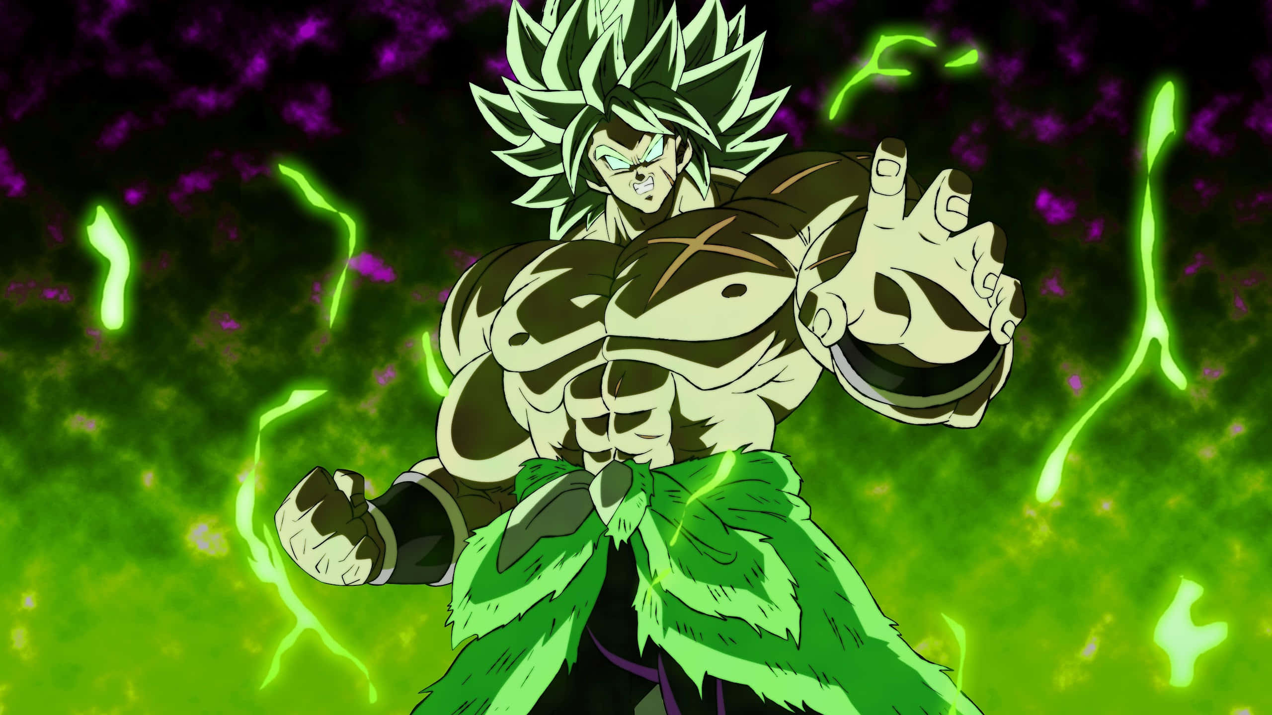 Переживите епическую битву в "Dragon Ball Super Broly" Шпалери