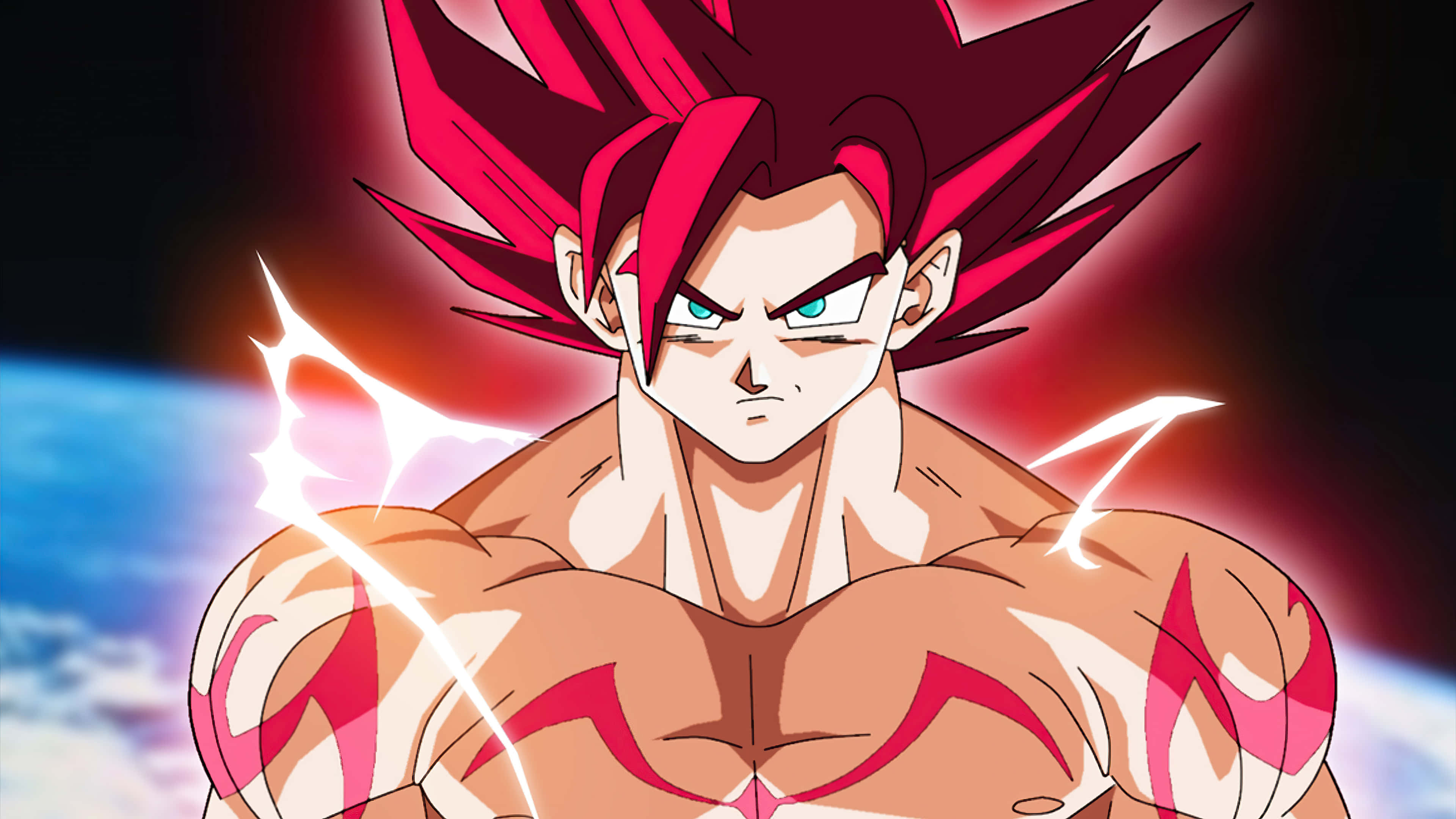 Червоноволосий Ґоку Dragon Ball Super Шпалери
