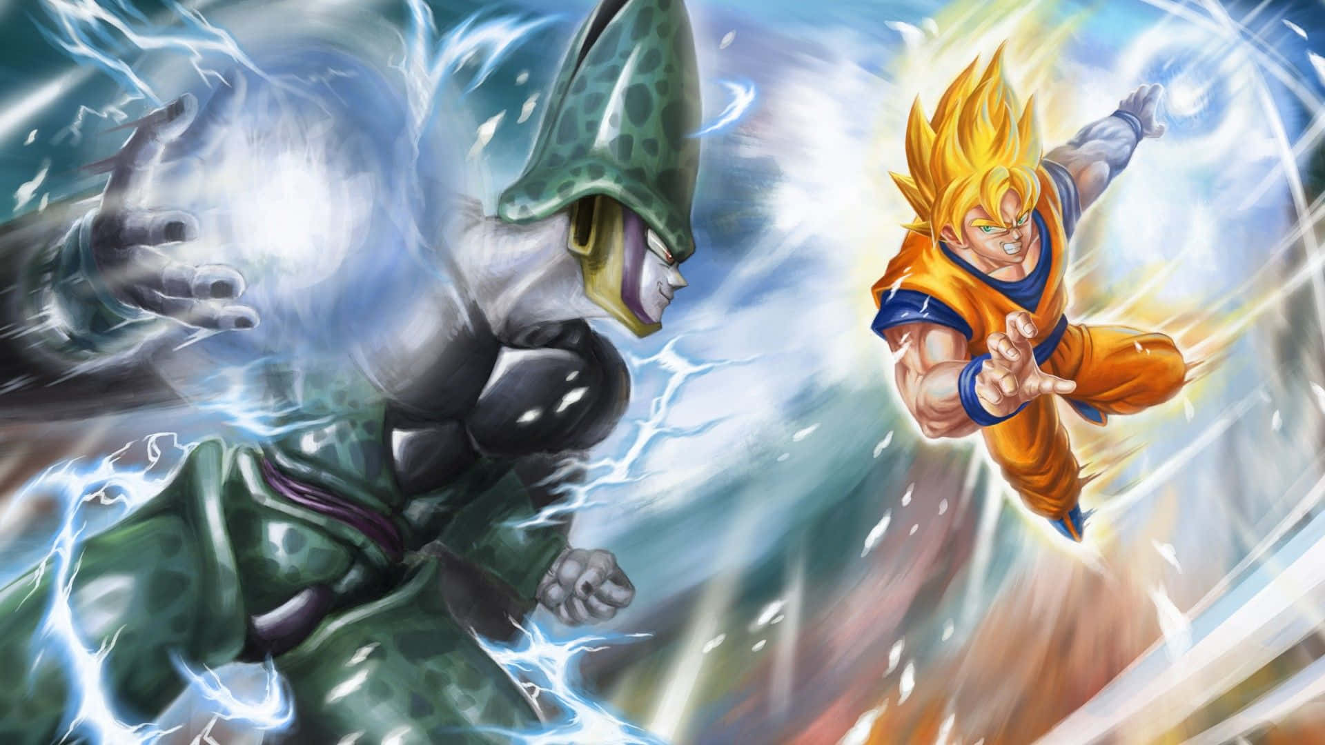 Сайянські герої Dragon Ball Super в епічній битві Шпалери