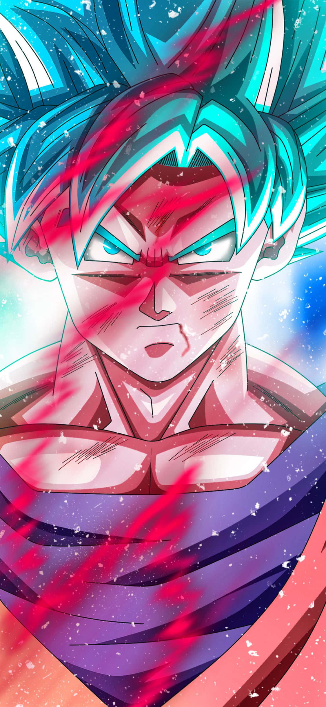 Гоку Кайо-Кен Dragon Ball Super iPhone Шпалери