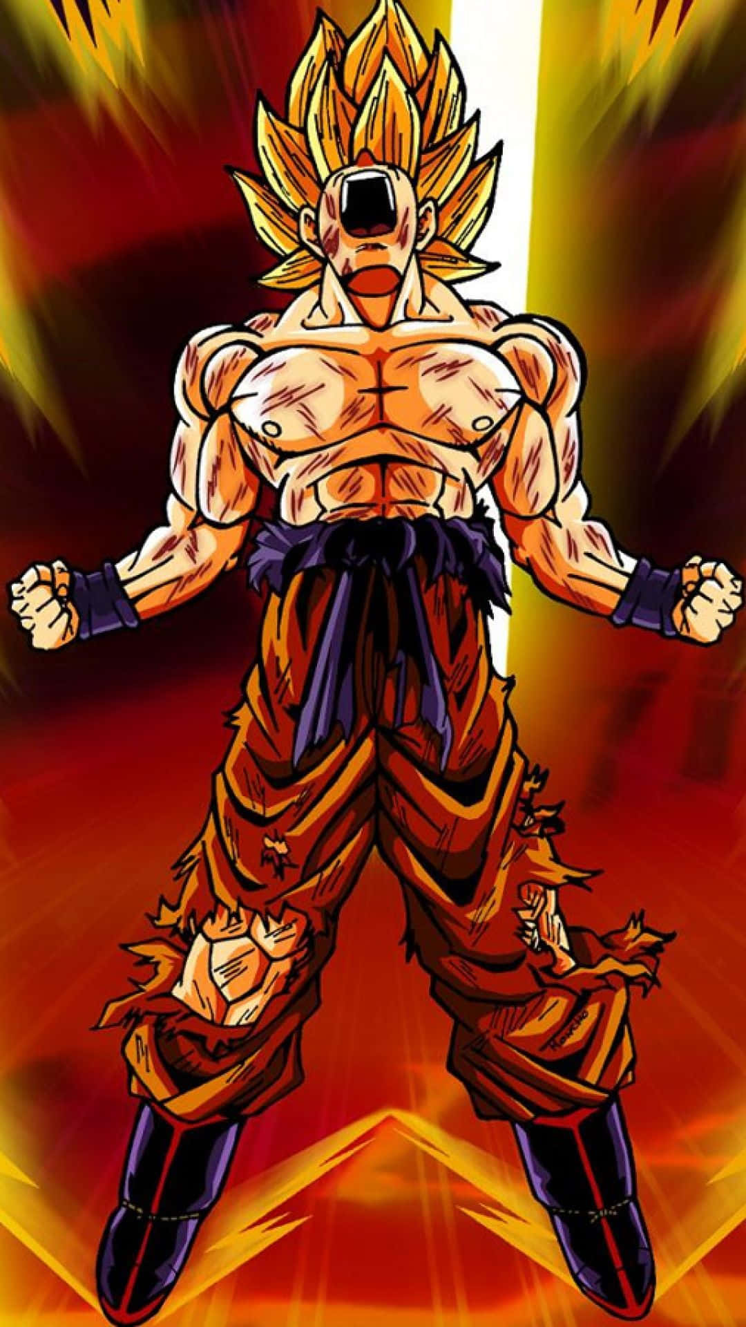 Супер Сайян Гоку Dragon Ball Super iPhone Шпалери