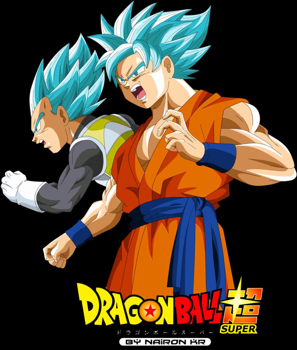 Супер Сайян Блю Гоку та Вегета Dragon Ball Super Шпалери