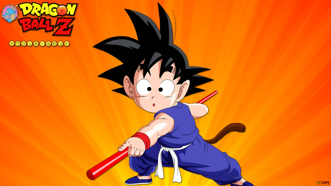 Маленький Гоку у світі Dragon Ball Z Шпалери