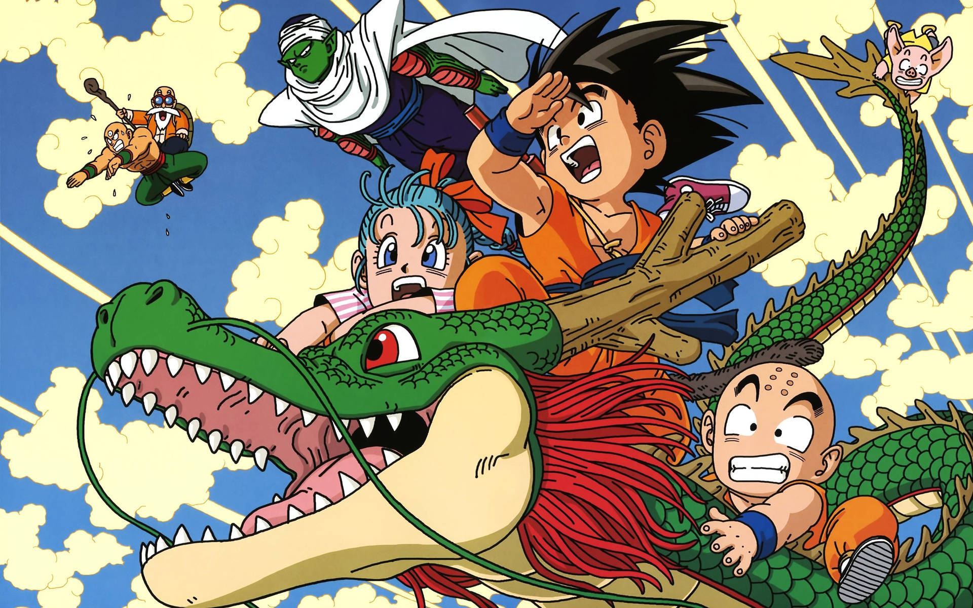 Крутий Крілін з Dragon Ball Z Шпалери