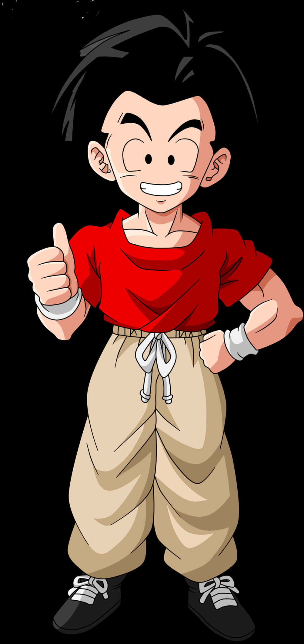 Персонаж Dragon Ball Z з піднятим великим пальцем Шпалери