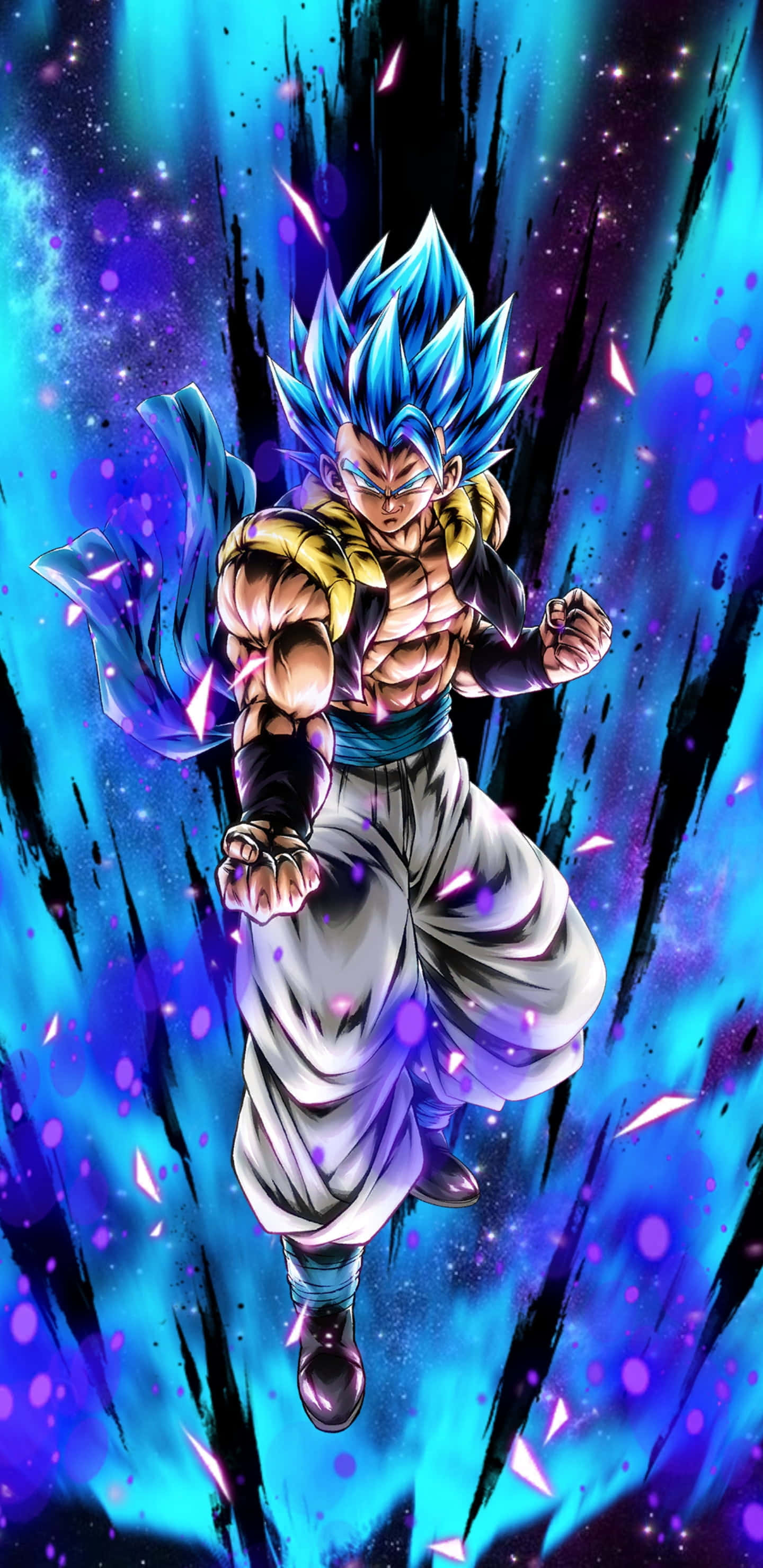 Легендарний Супер Саян Гоку демонструє свою силу в Dragon Ball Z Шпалери