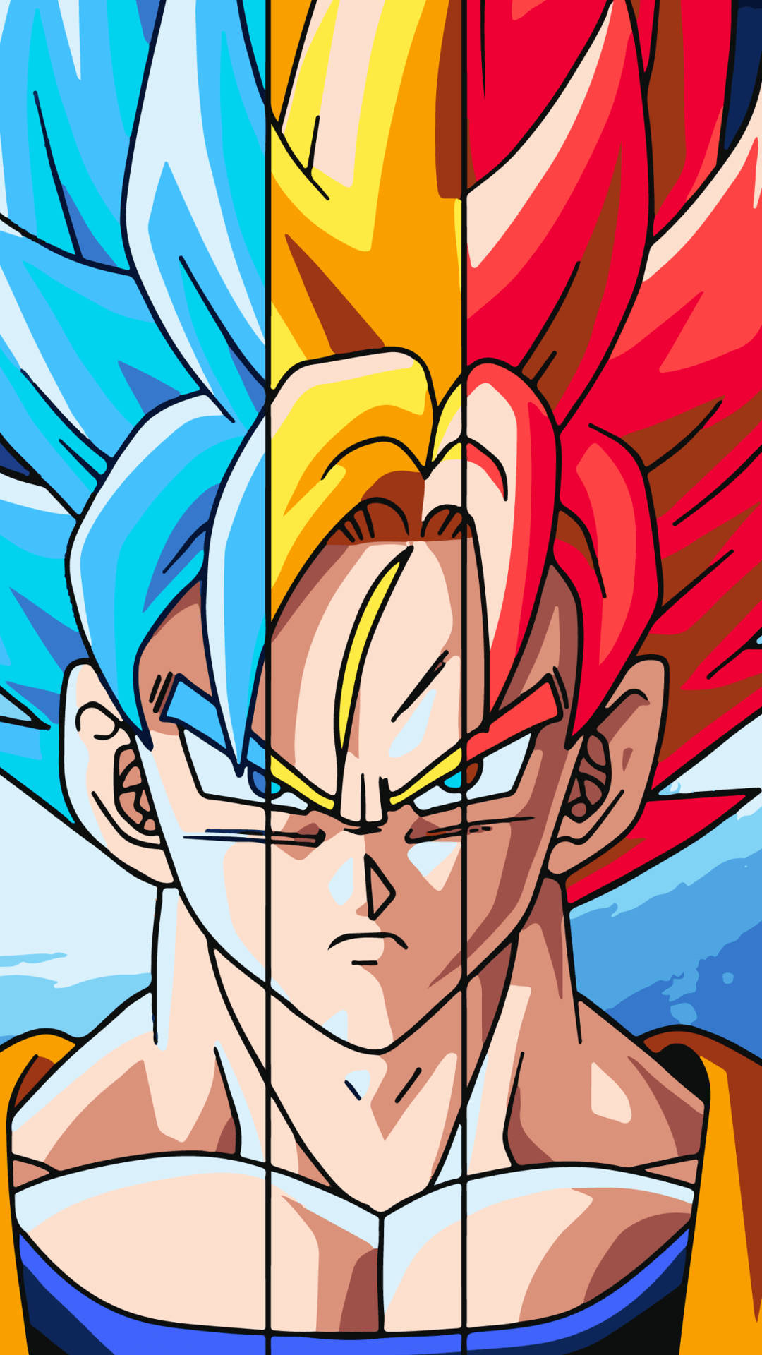 Супер Саян Гоку вивільняє свою силу в Dragon Ball Z Шпалери