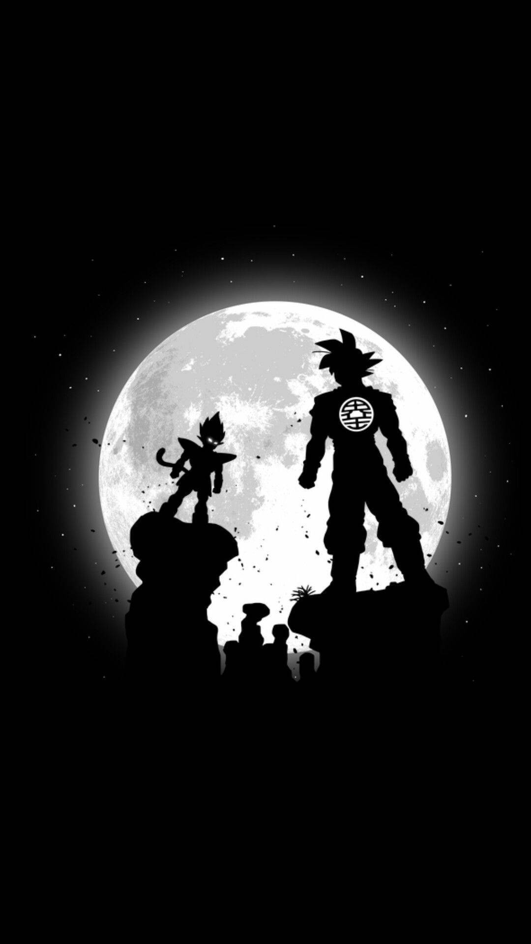Крутий силует Dragon Ball Z Шпалери