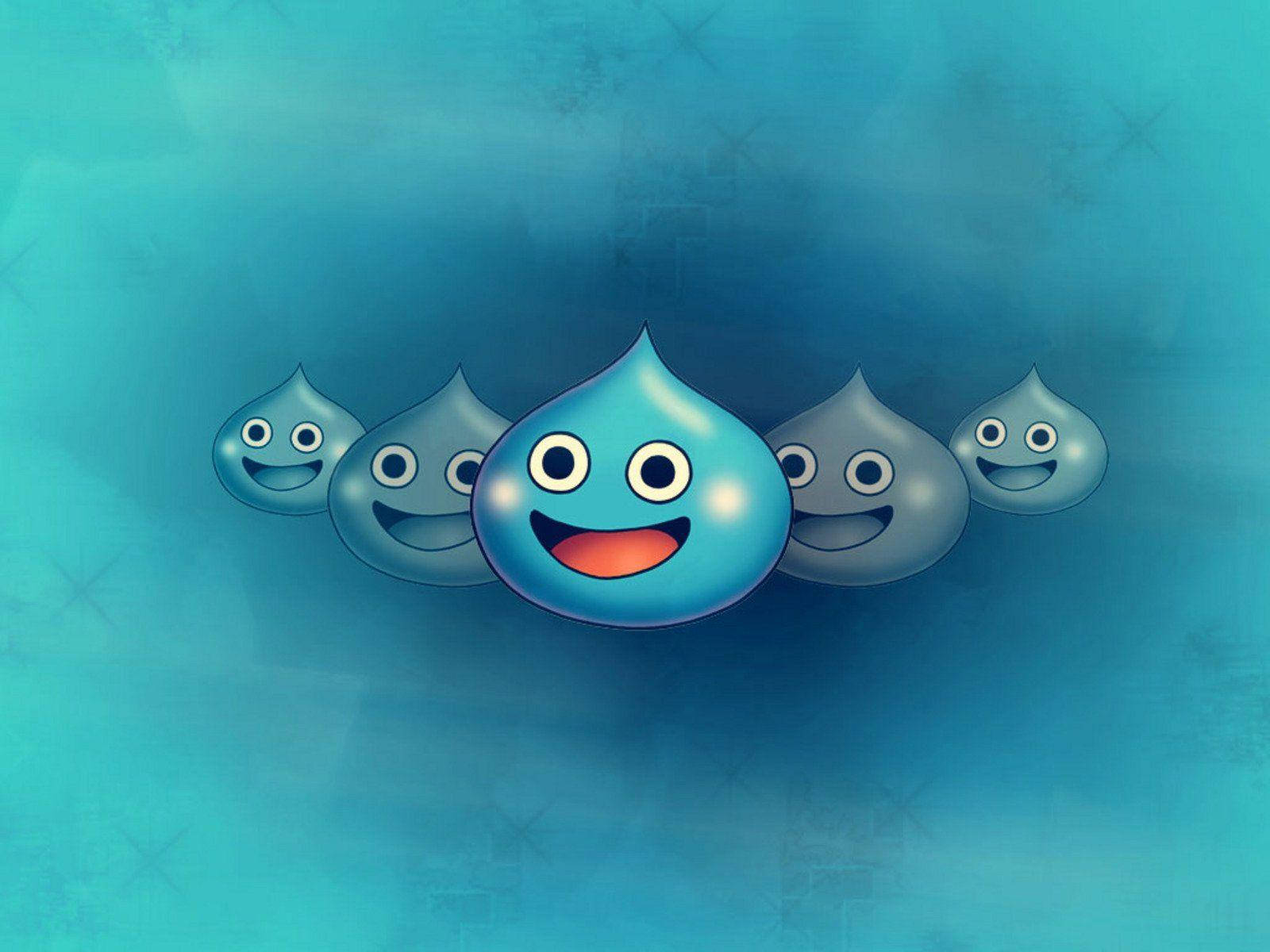 Милий слайм із Dragon Quest Шпалери
