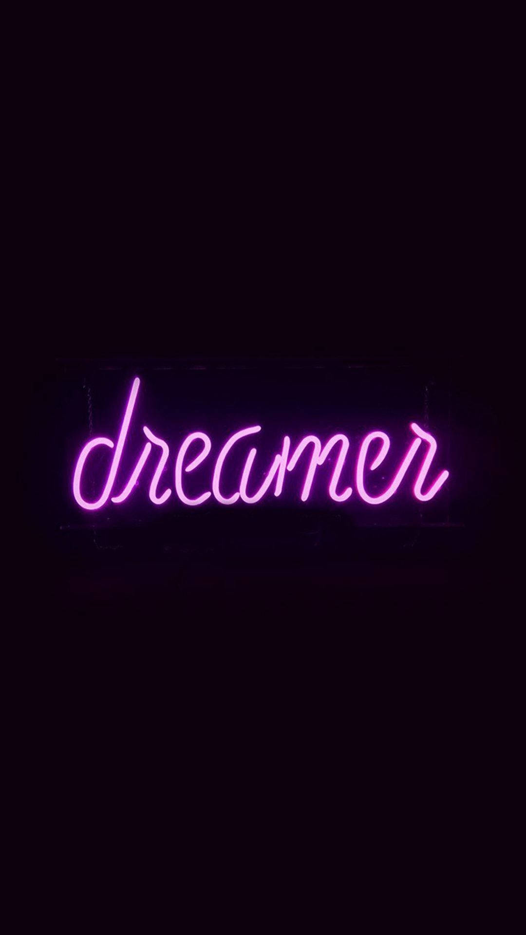 Шпалери Dreamer з естетичними написами Шпалери