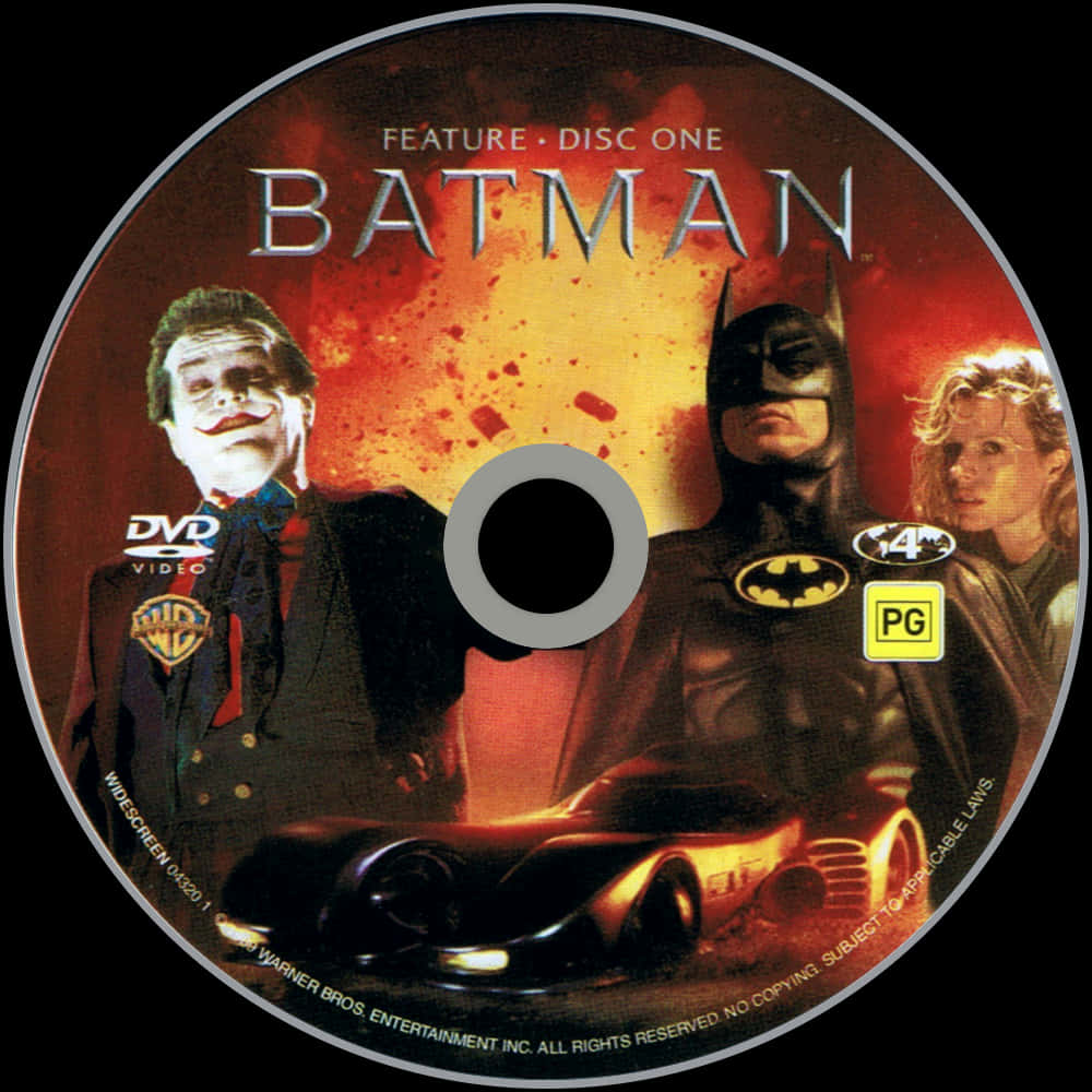 Обложка DVD Batman 1989 Шпалери