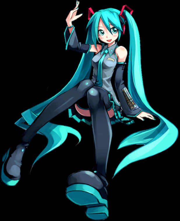 Хацунe Міку Vocaloid поза Шпалери