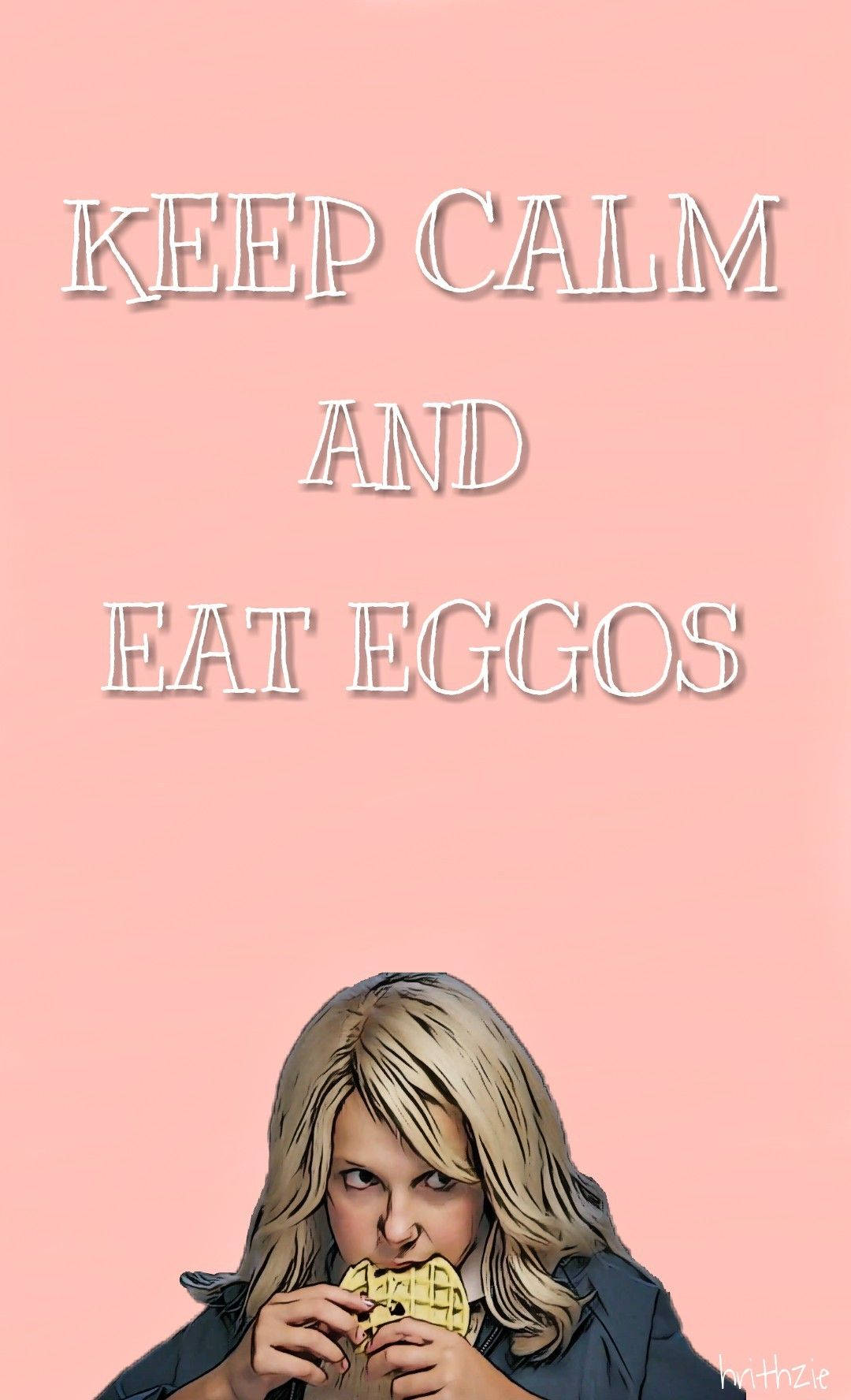 Міла дівчонка из «Очень странных дел» їст Eggos Шпалери