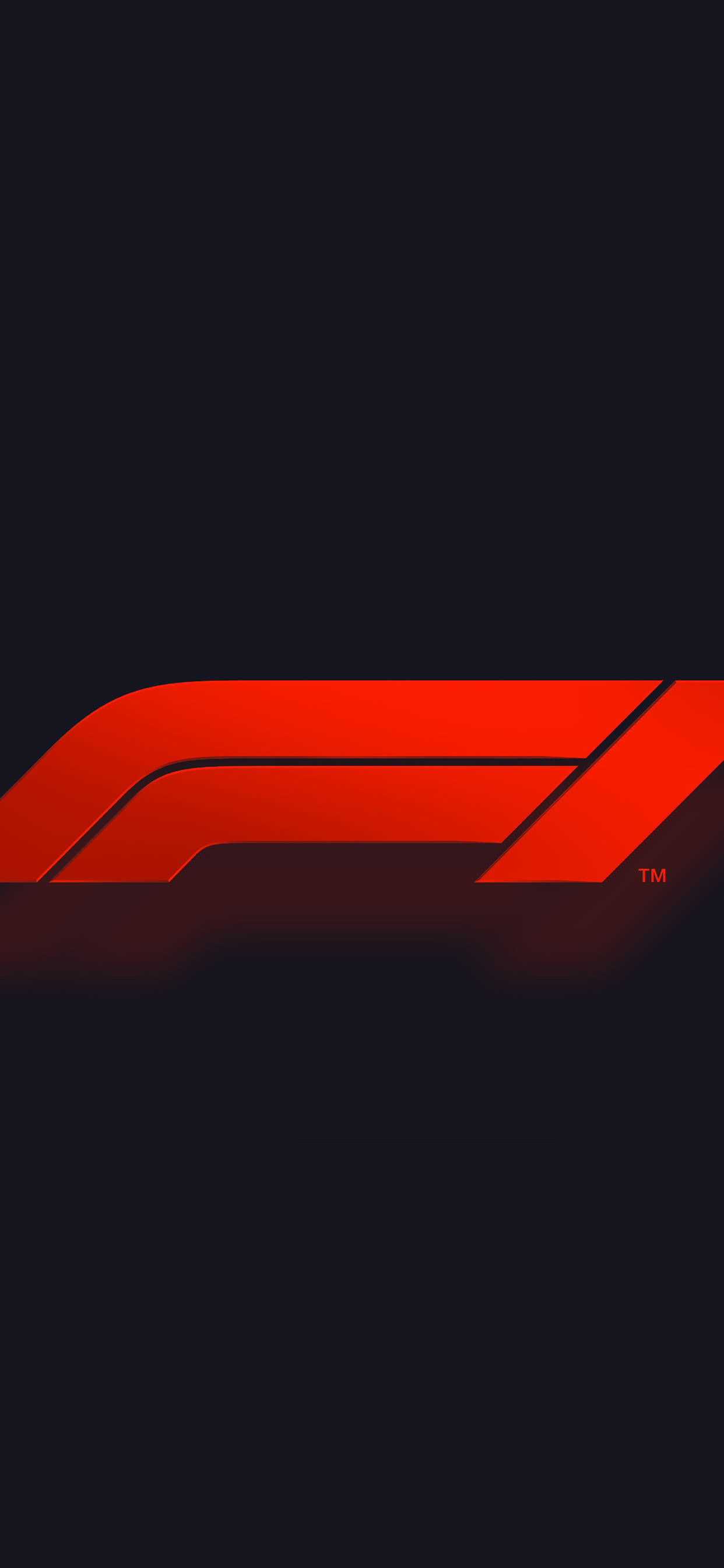 F1 красный логотип iPhone Шпалери