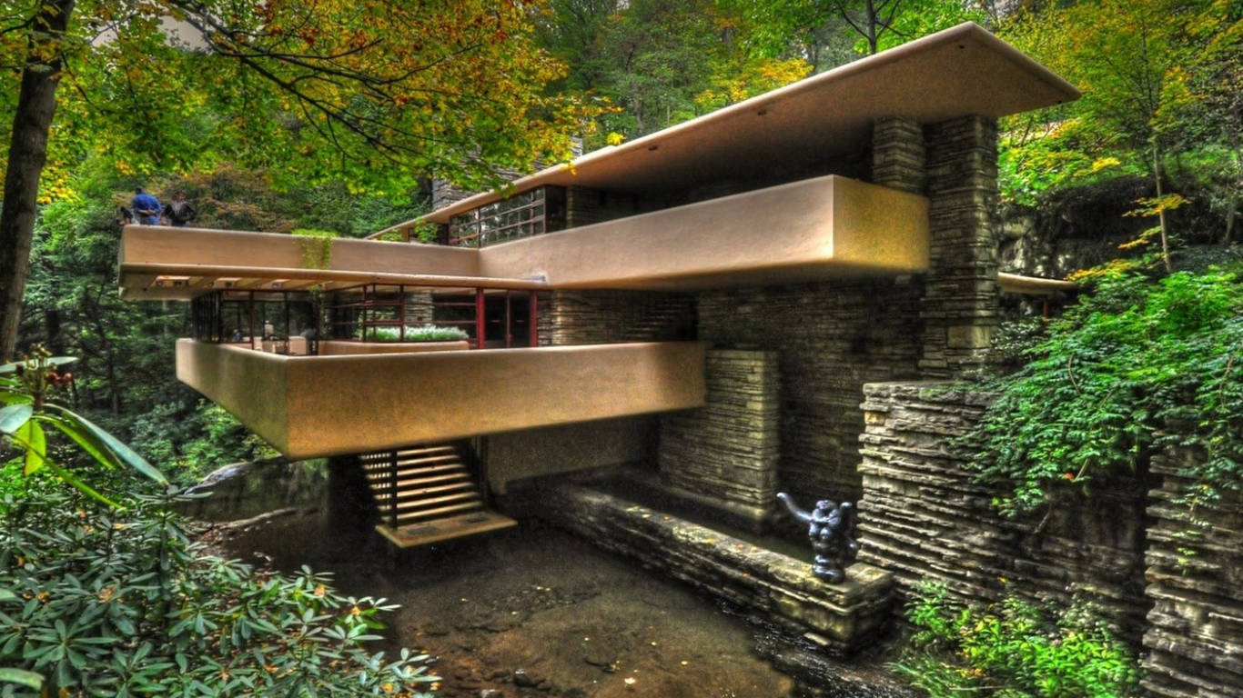 Будинок Falling Water у США Шпалери