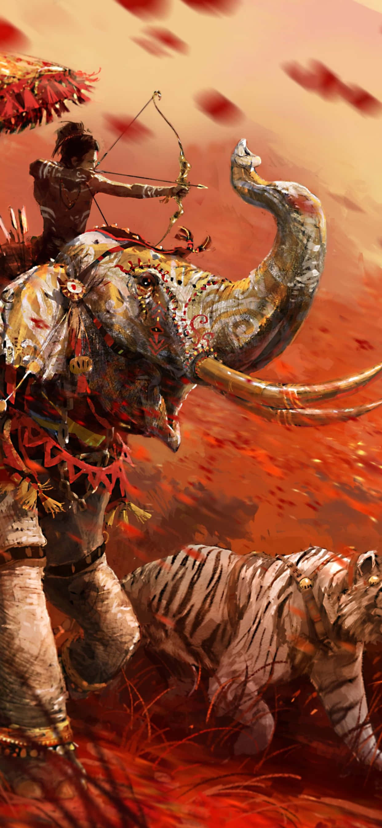 Розірви джунгли в Far Cry 4 на iPhone Xs Max. Шпалери