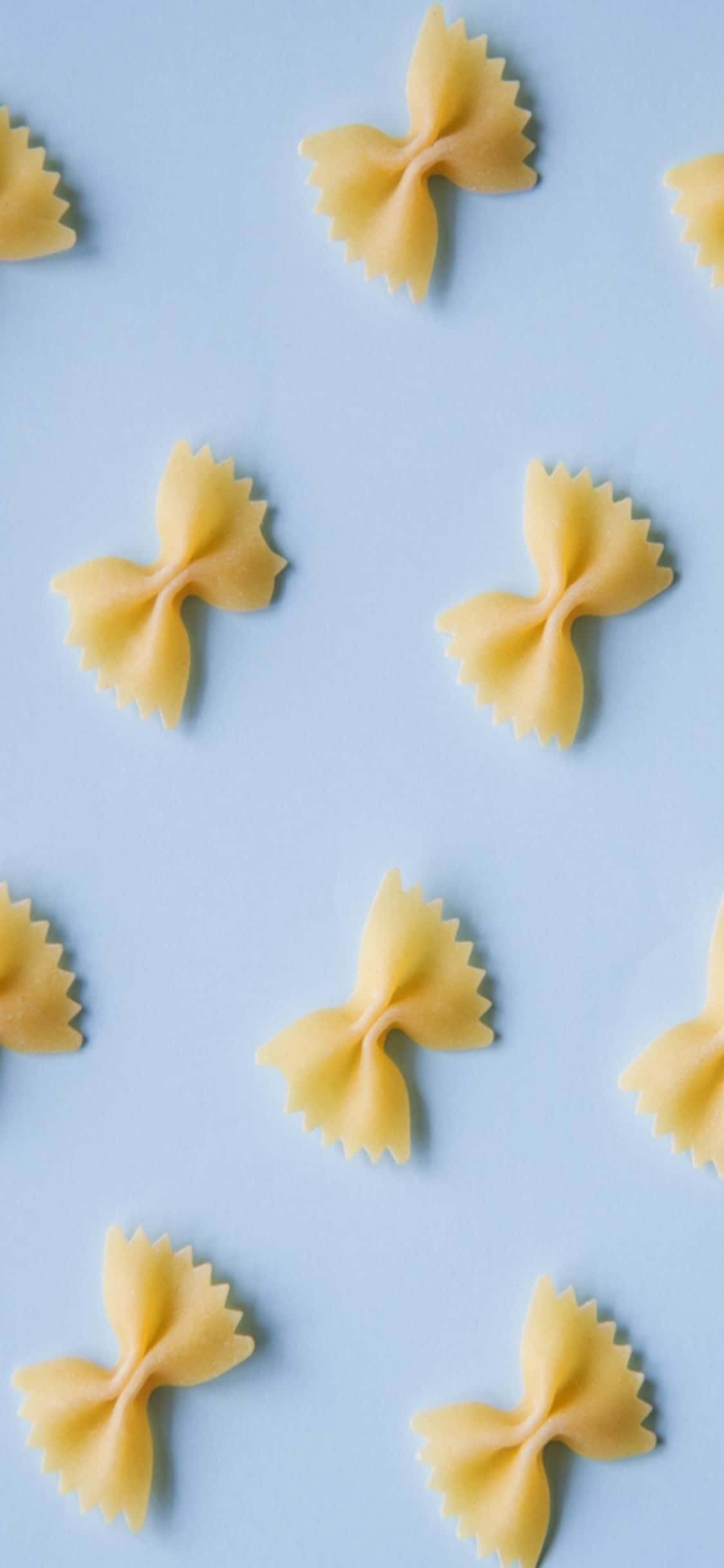 Farfalle iPhone X Pasta Background Шпалери
