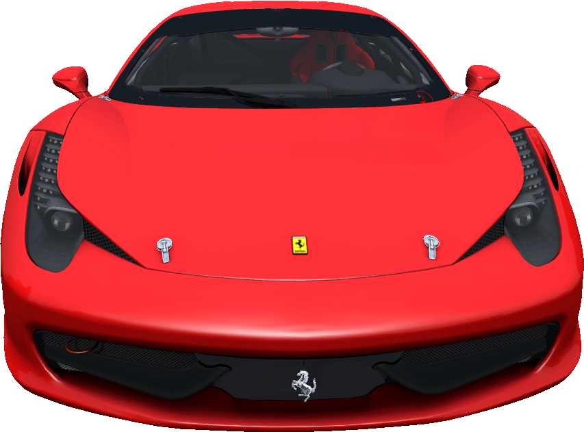 Червоний Ferrari спереду Шпалери