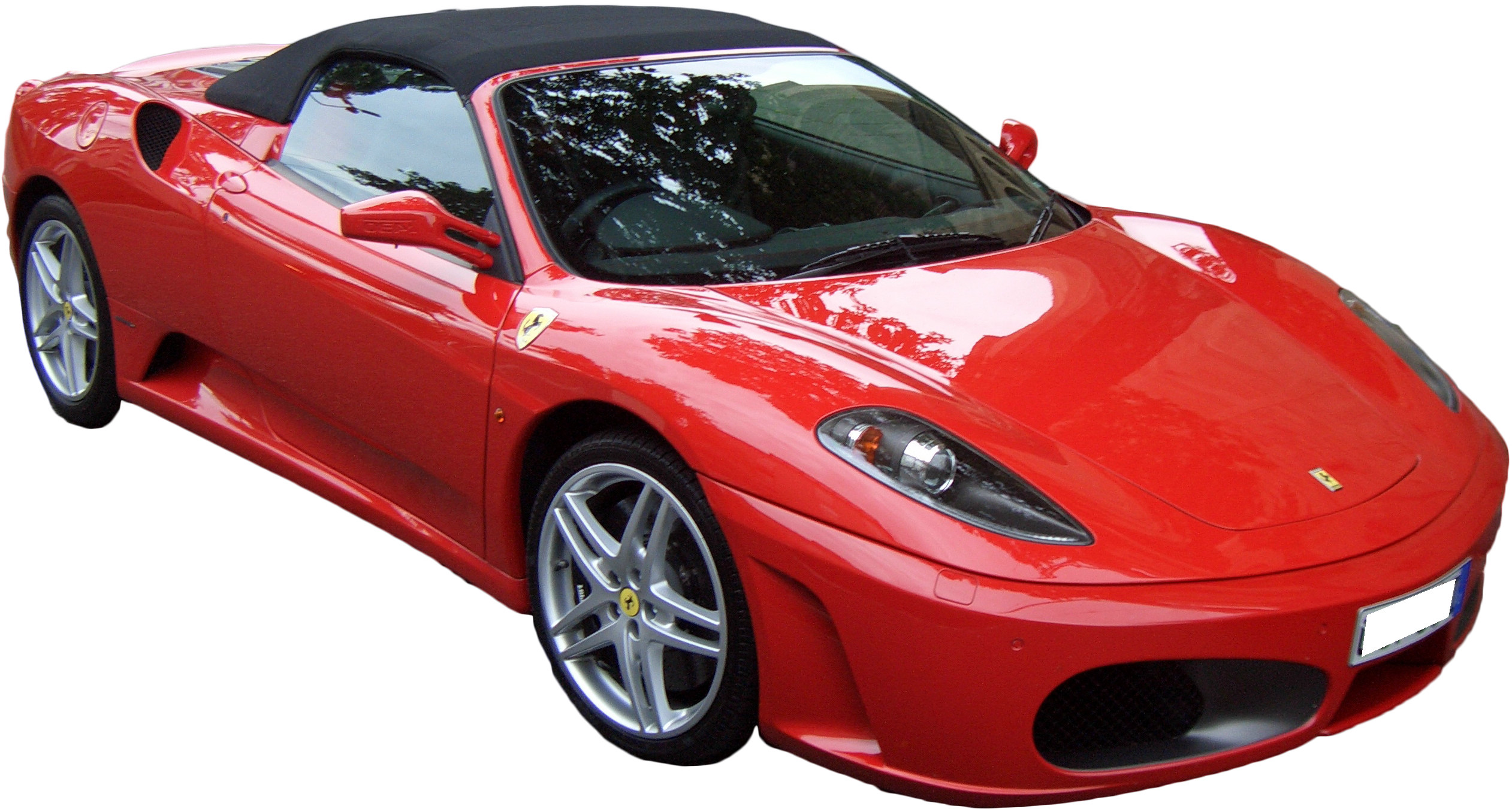 Червоний кабріолет Ferrari F430 Spider Шпалери
