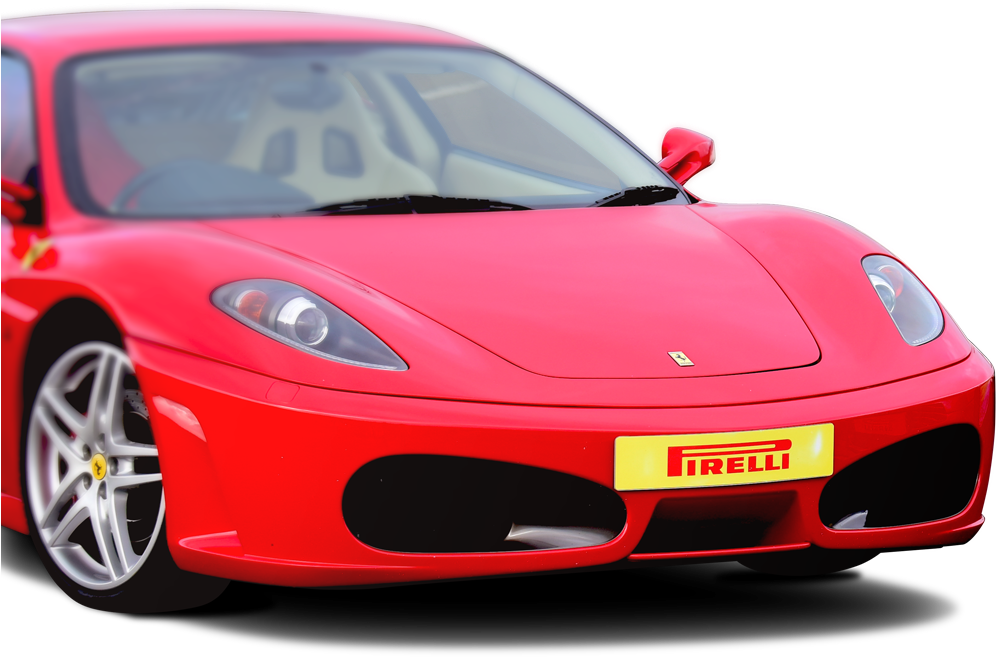 Червоний Ferrari спереду Шпалери