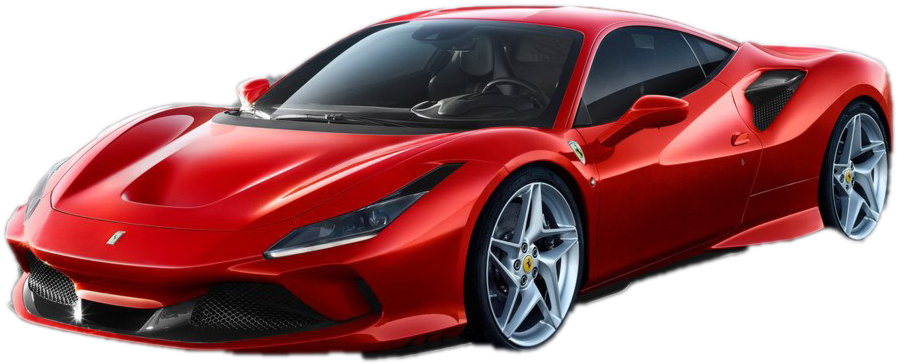 Червоний суперкар Ferrari у профіль Шпалери