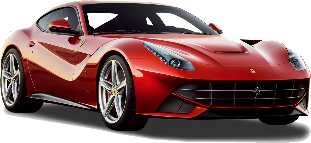 Червоний спортивний автомобіль Ferrari ізольовано Шпалери