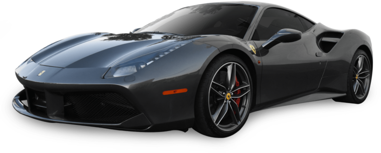 Чорний суперкар Ferrari Шпалери