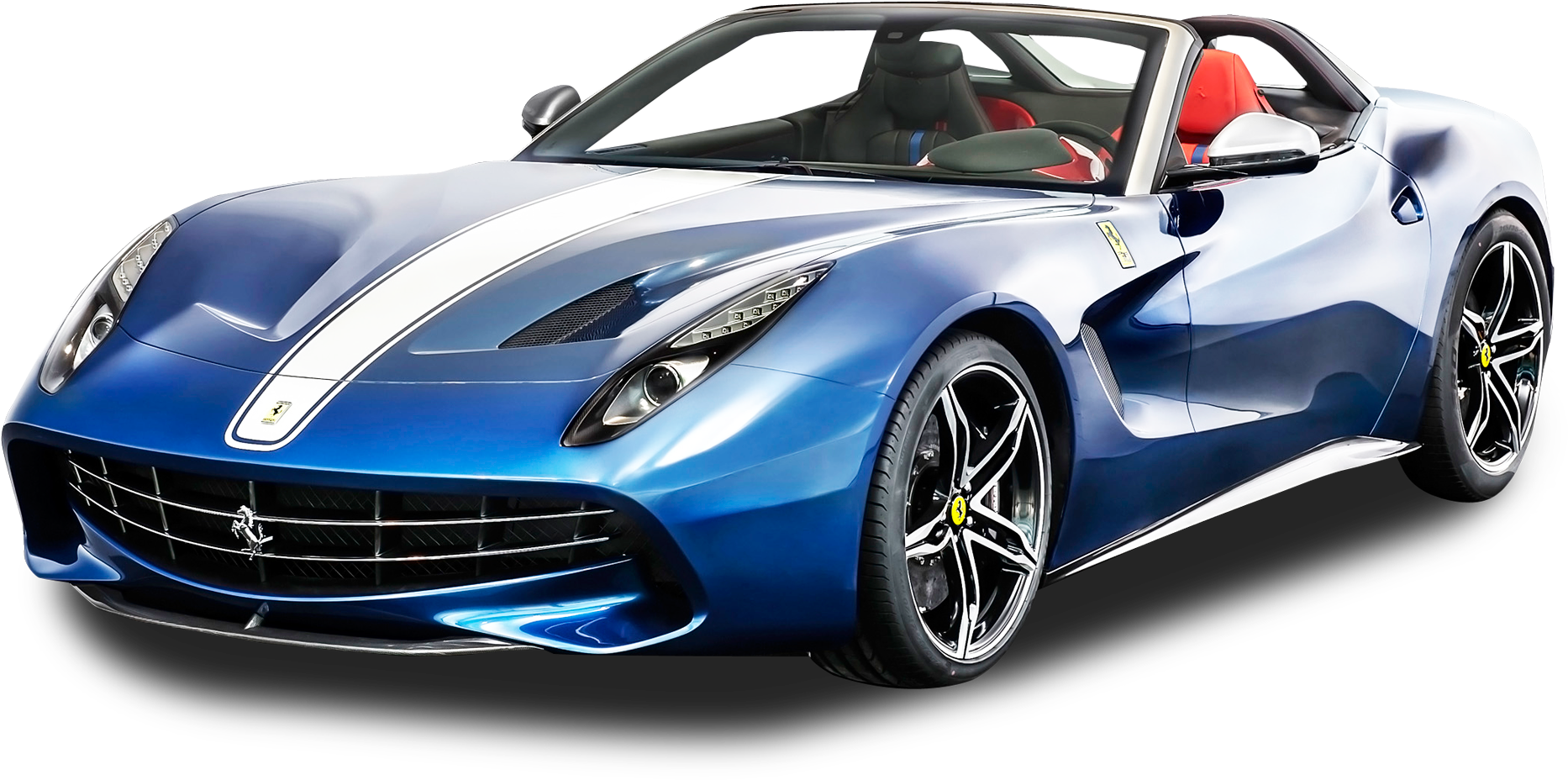 Синій кабріолет Ferrari Шпалери