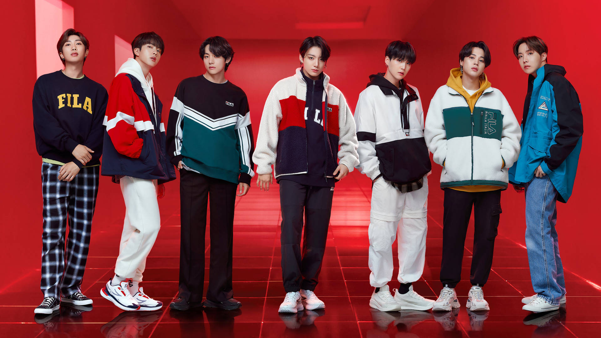 FILA Cool BTS Ноутбук Шпалери