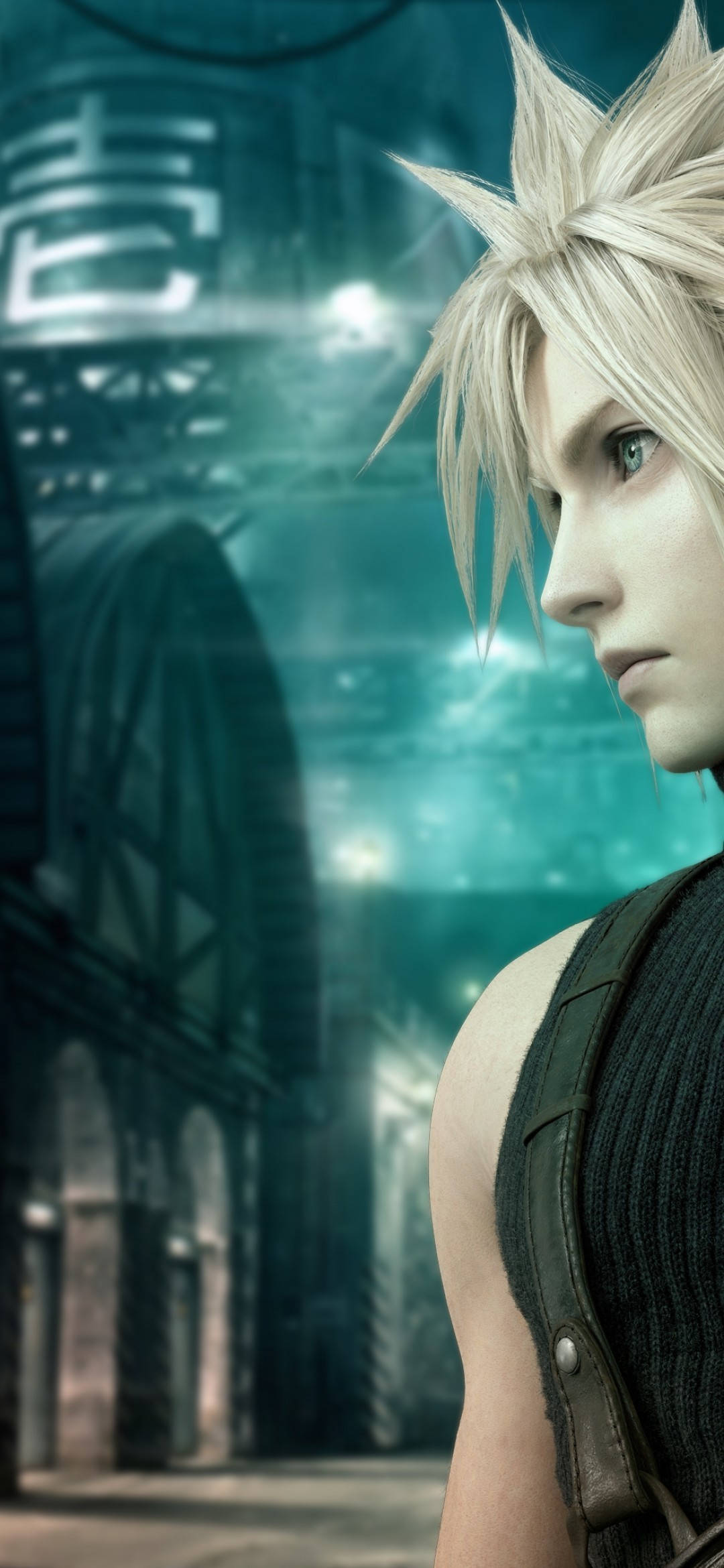 Final Fantasy 7 Профиль Клауда Шпалери