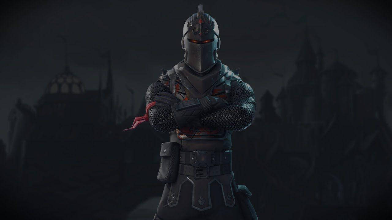 Чорний лицар крутий фон Fortnite Шпалери