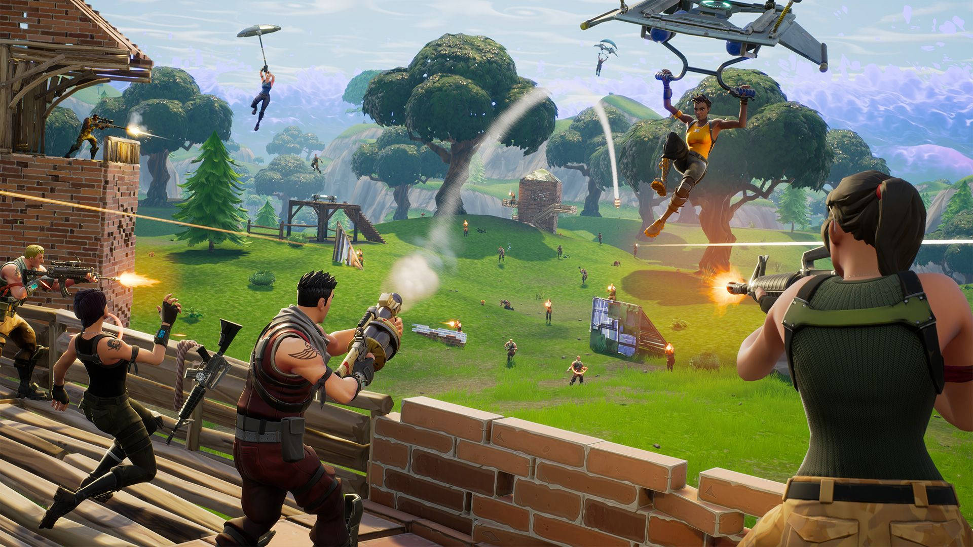 Новий режим королівської битви Fortnite 50 на 50 з обмеженим часом HD шпалери — Фортнайт Шпалери