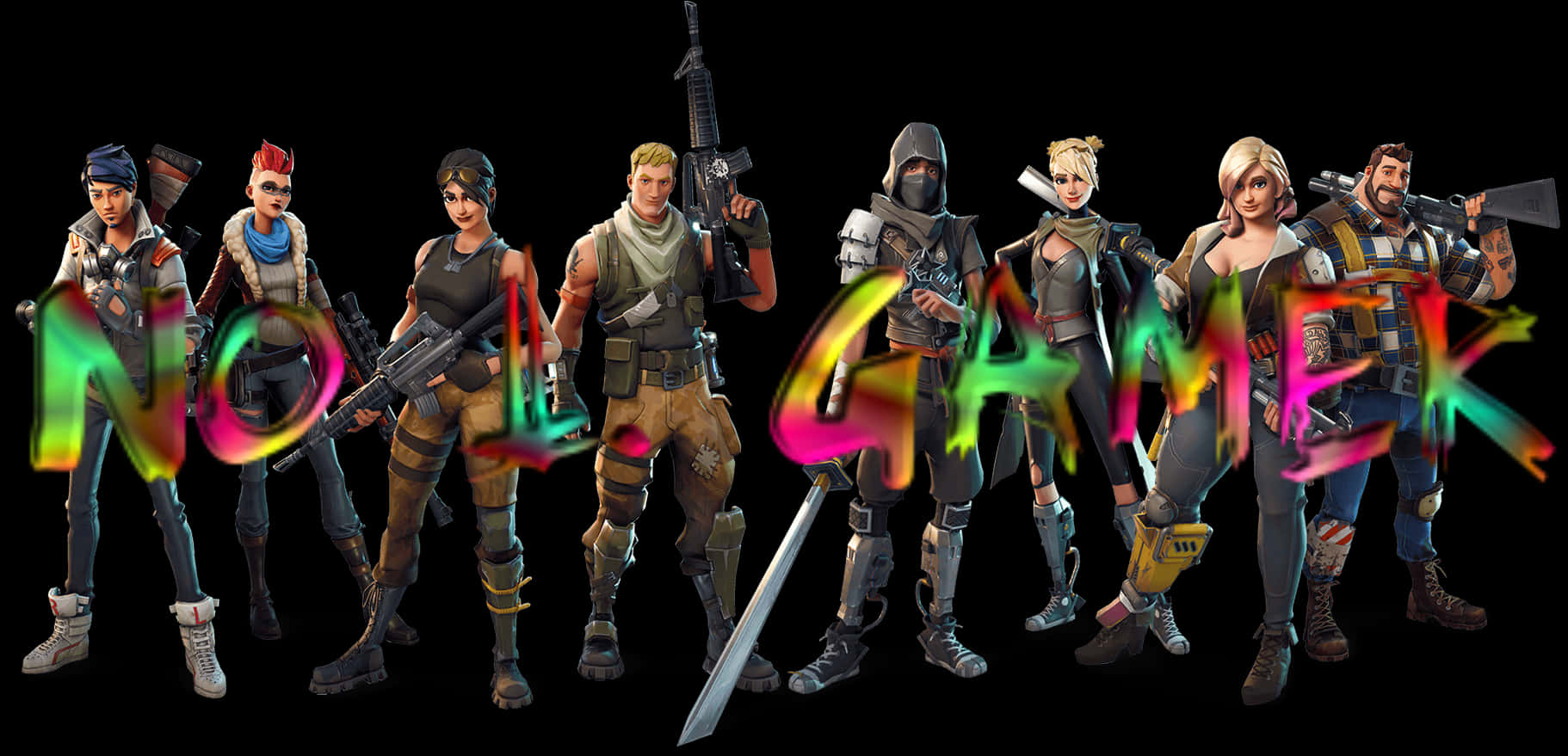 Графіка з персонажами Fortnite для не геймерів Шпалери