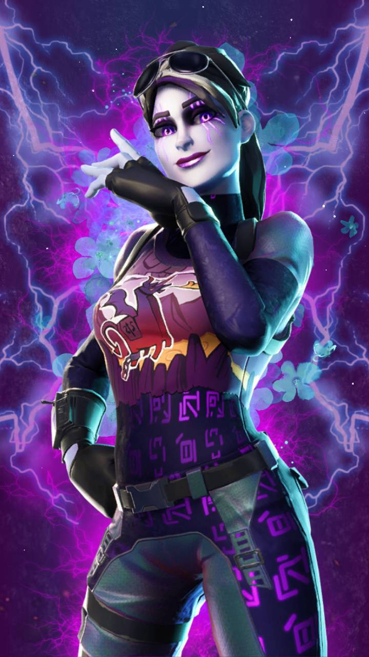 Крутий фон Fortnite Dark Bomber Шпалери