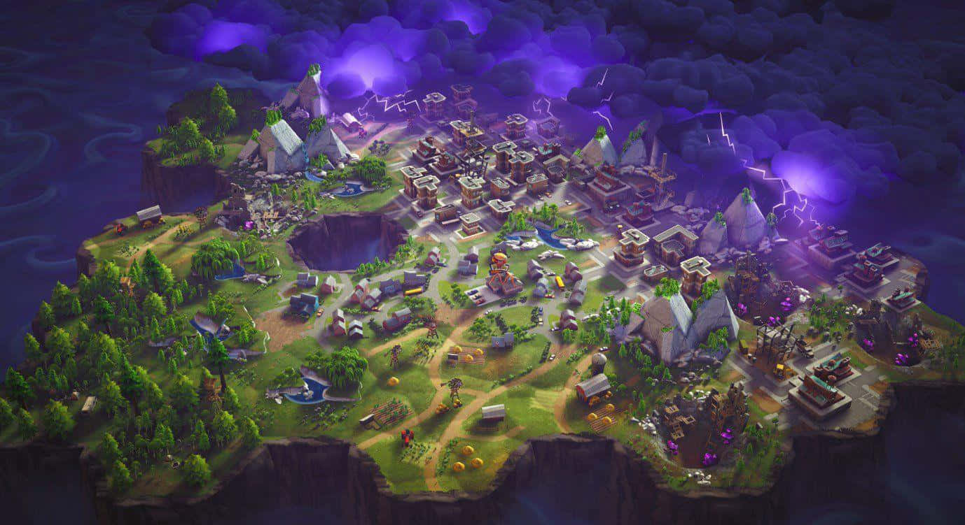 Крутий фон Fortnite Шпалери
