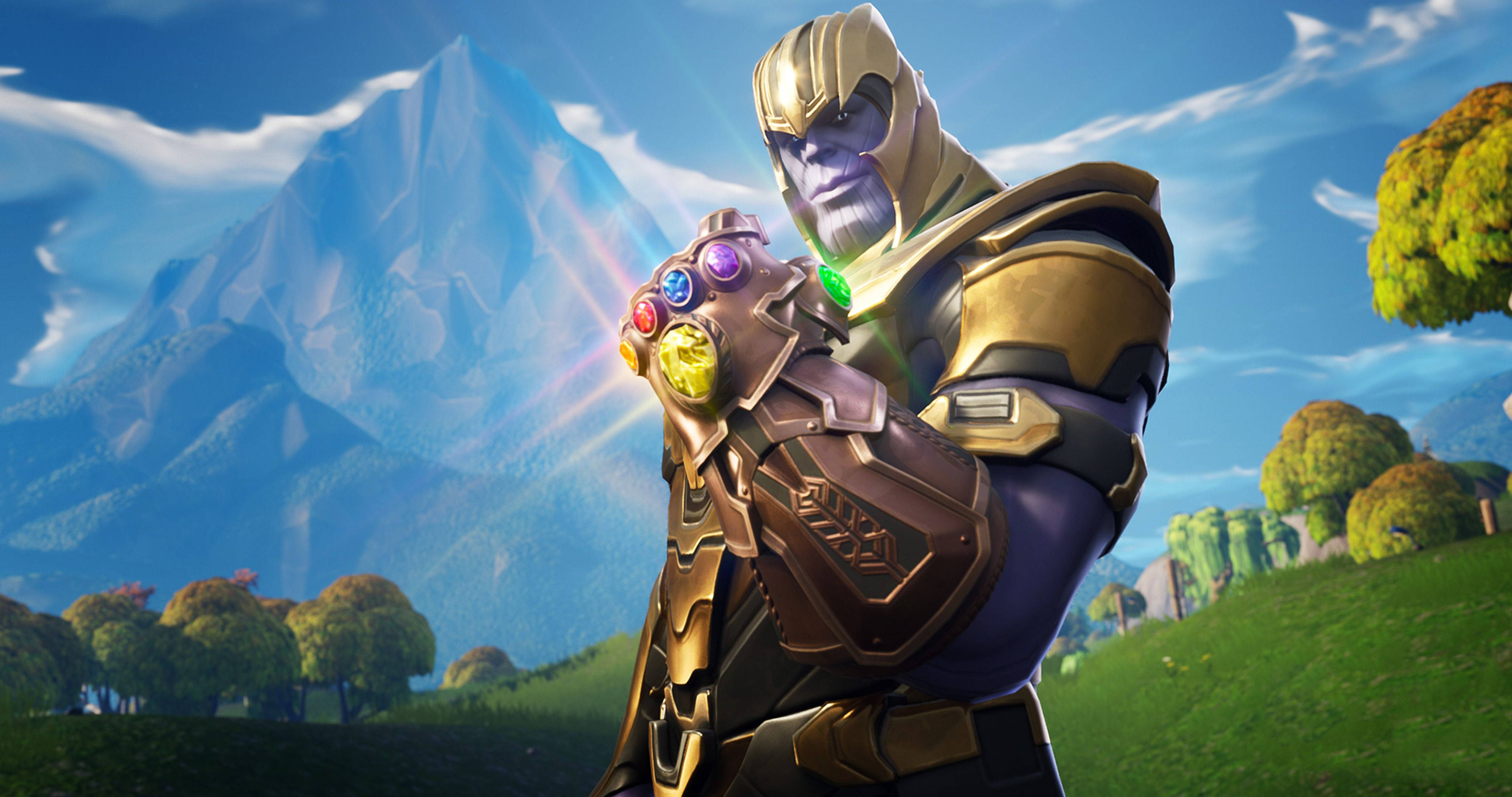 Fortnite Перчатка Таноса HD Шпалери