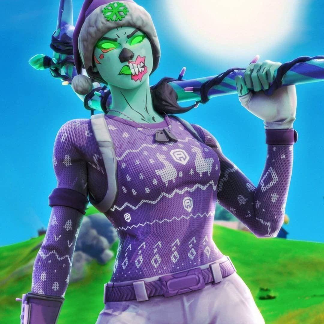 Fortnite PFP Ghoul Trooper Епічне Вбрання Шпалери