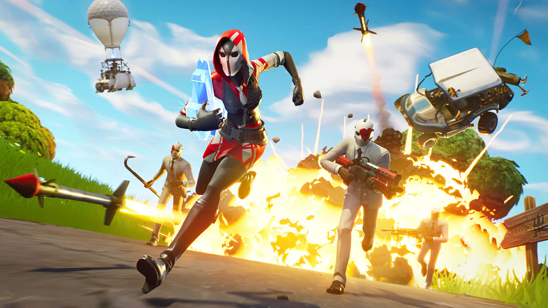 Танцюй свої турботи геть разом із Fortnite! Шпалери