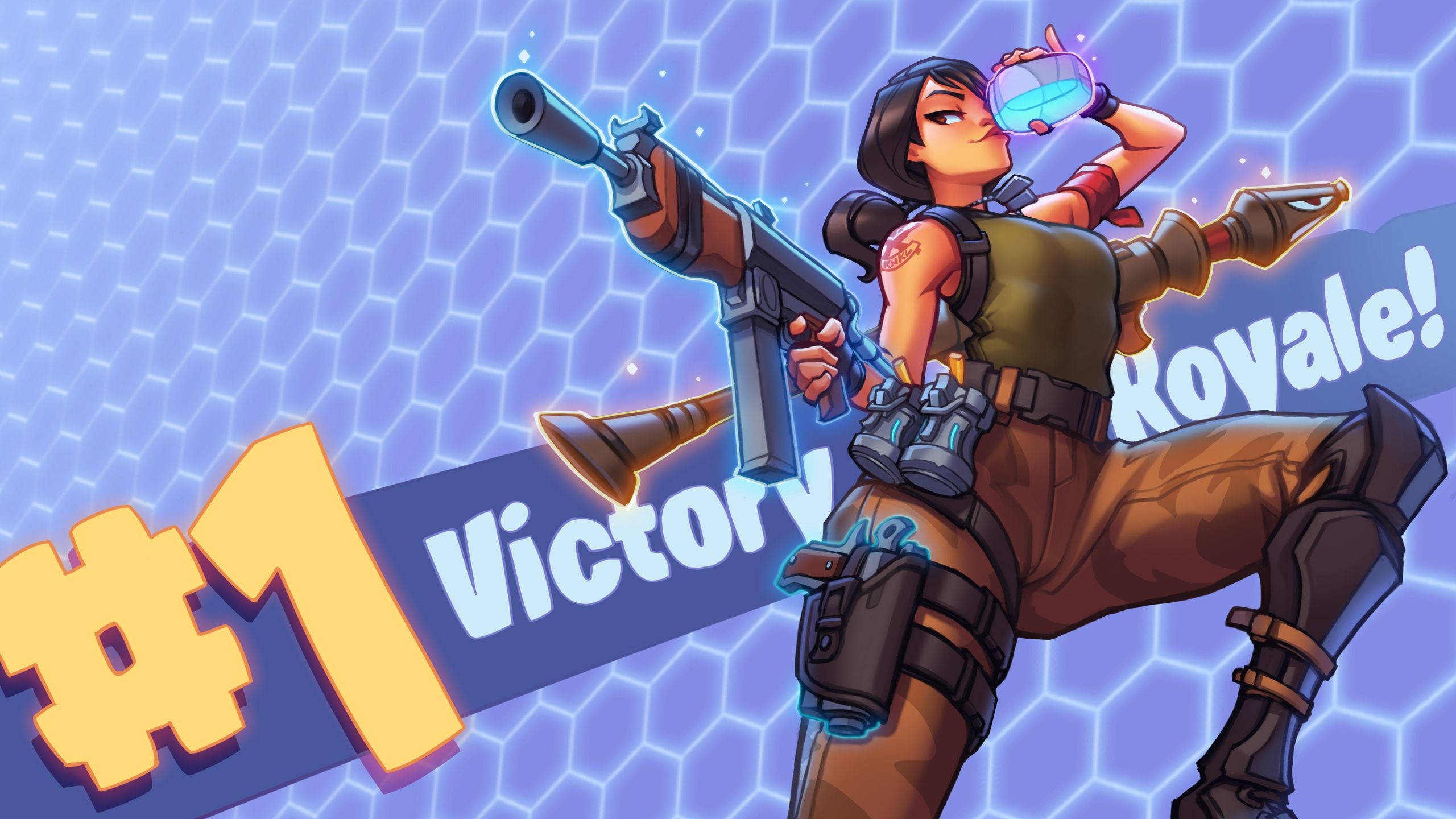 Перемога в Fortnite – Victory Royale здобута Шпалери
