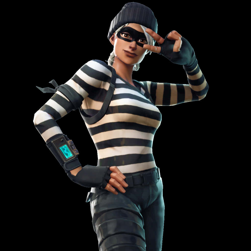 Салют персонажа Fortnite Шпалери