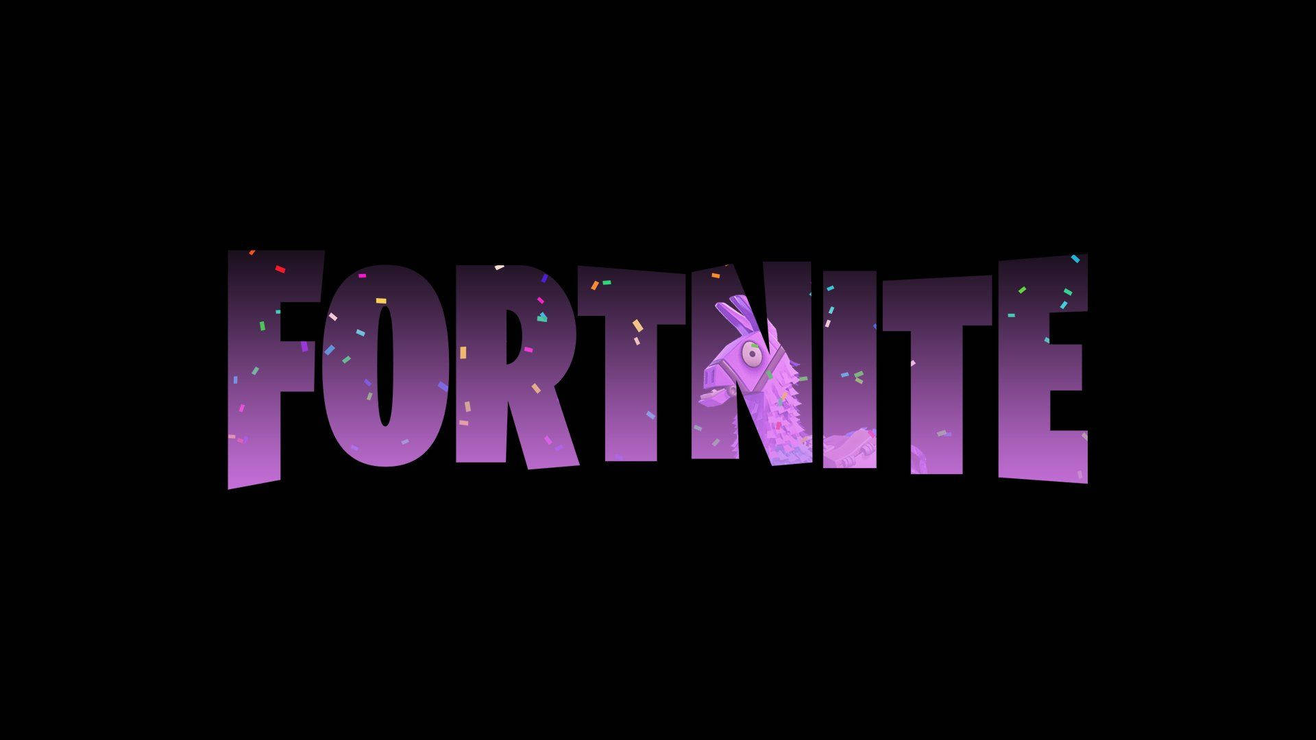 Крутий фон з логотипом Fortnite Шпалери