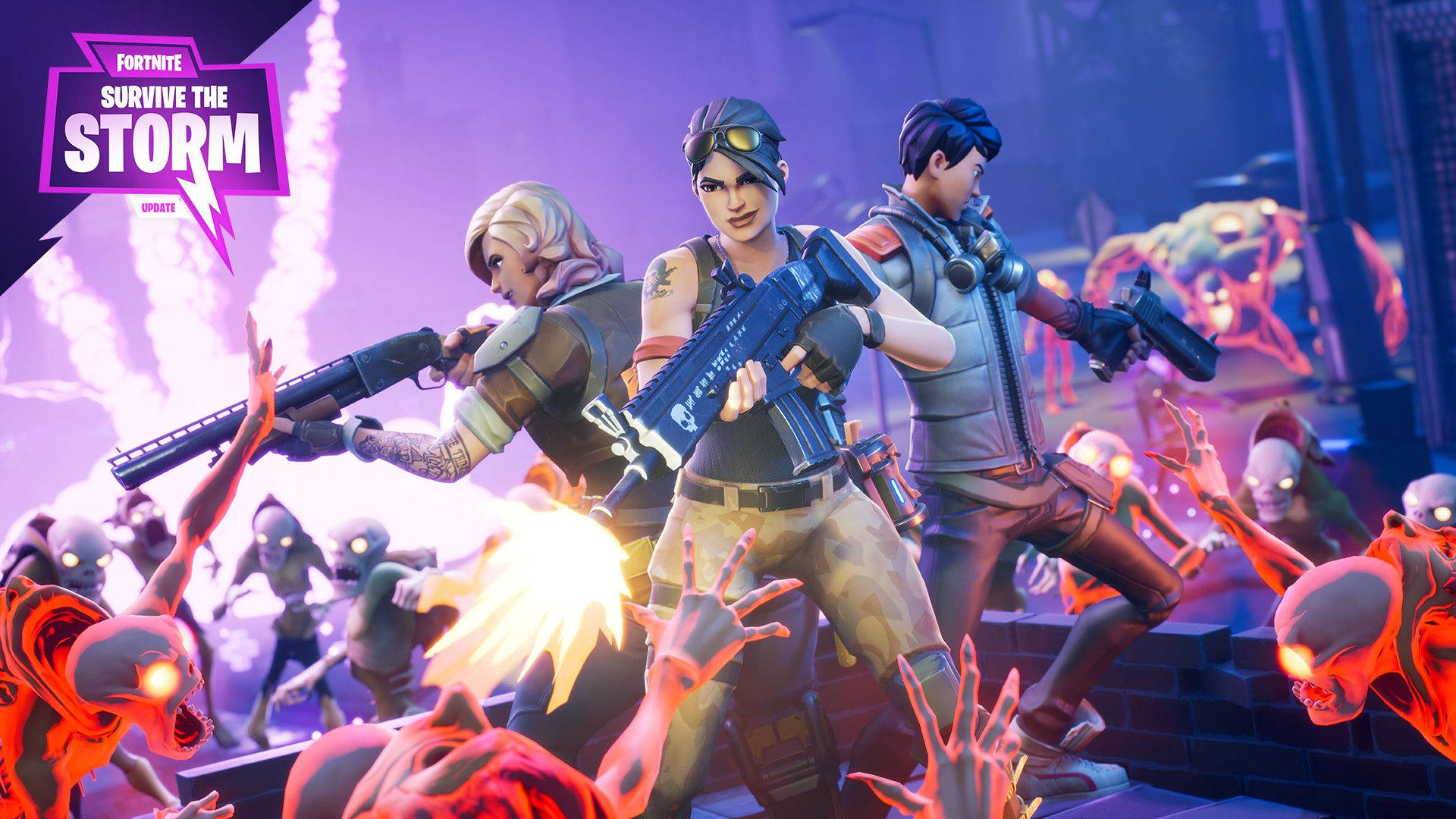 Виживи під час бурі у Fortnite Шпалери