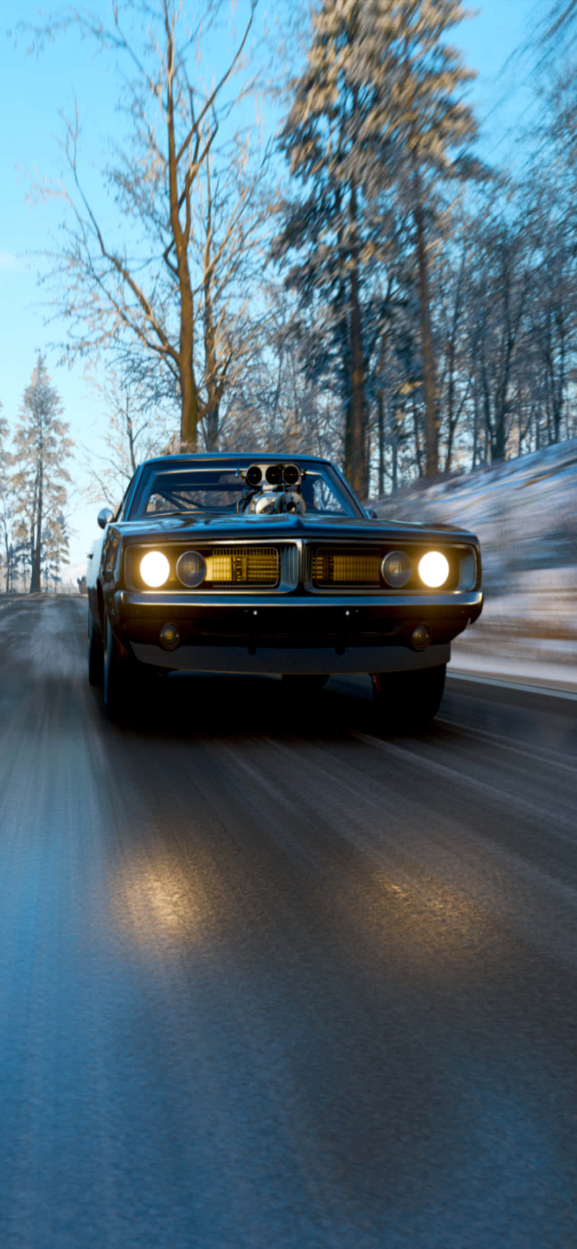 Отправьтесь в незабываемое гоночное путешествие с потрясающей Forza Horizon 4 на мощном iPhone Xs. Шпалери