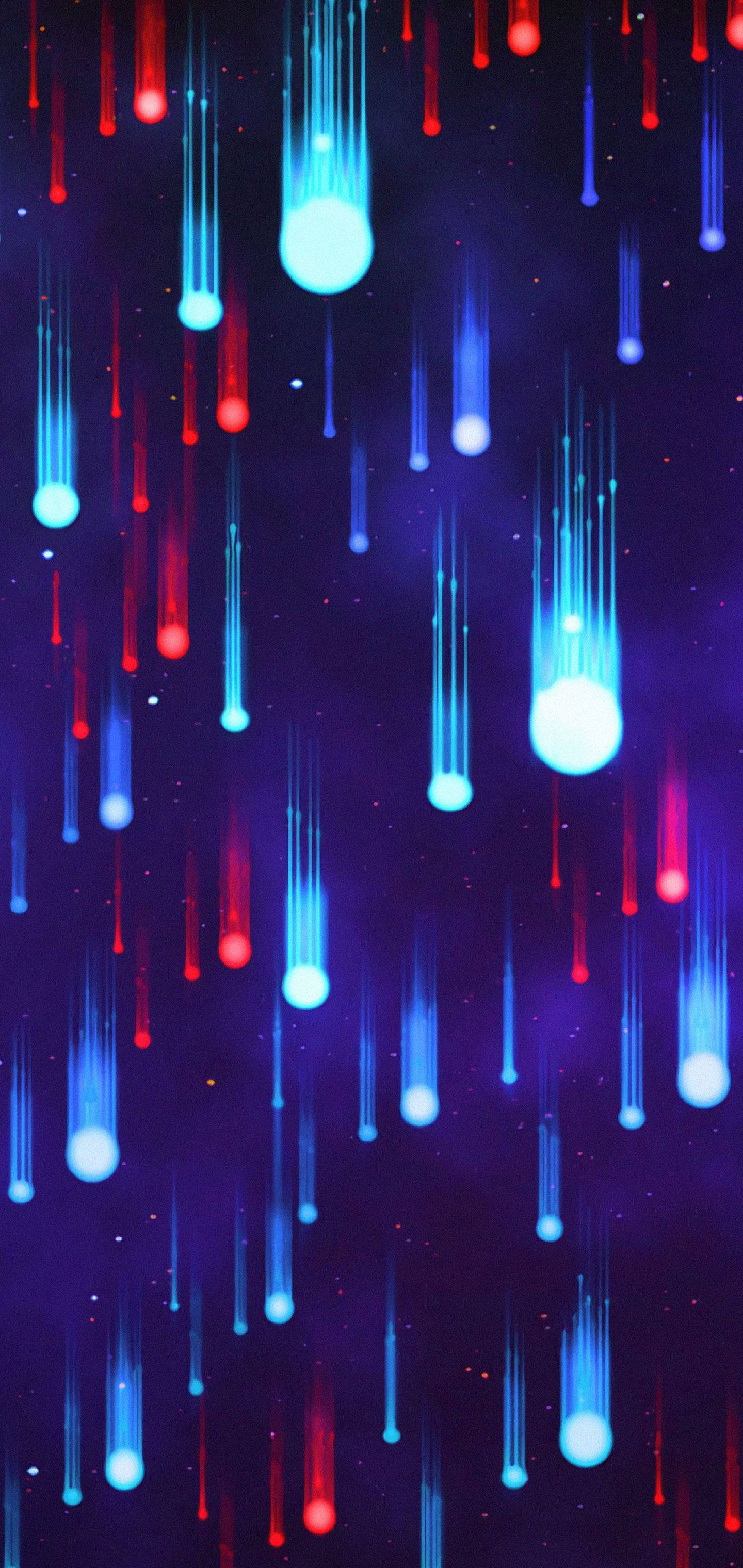 Galaxy S10 падающие сферы Шпалери