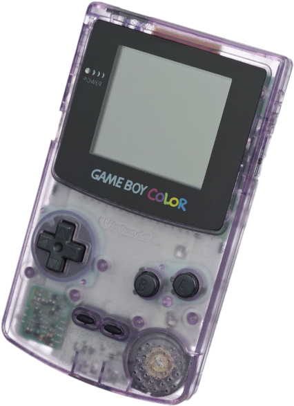 Game Boy Color прозорий фіолетовий Шпалери