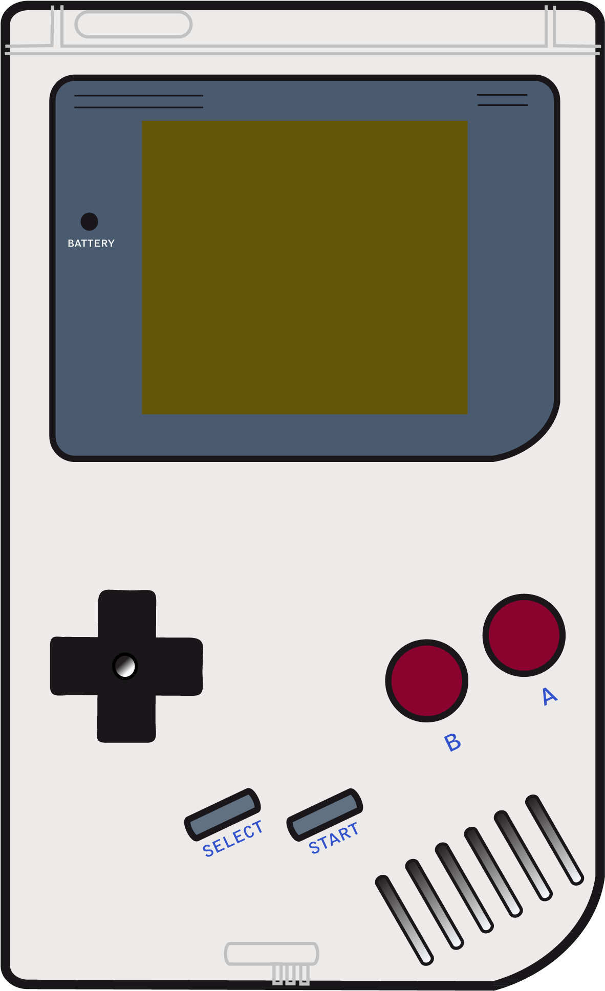 Класична векторна ілюстрація Gameboy Шпалери